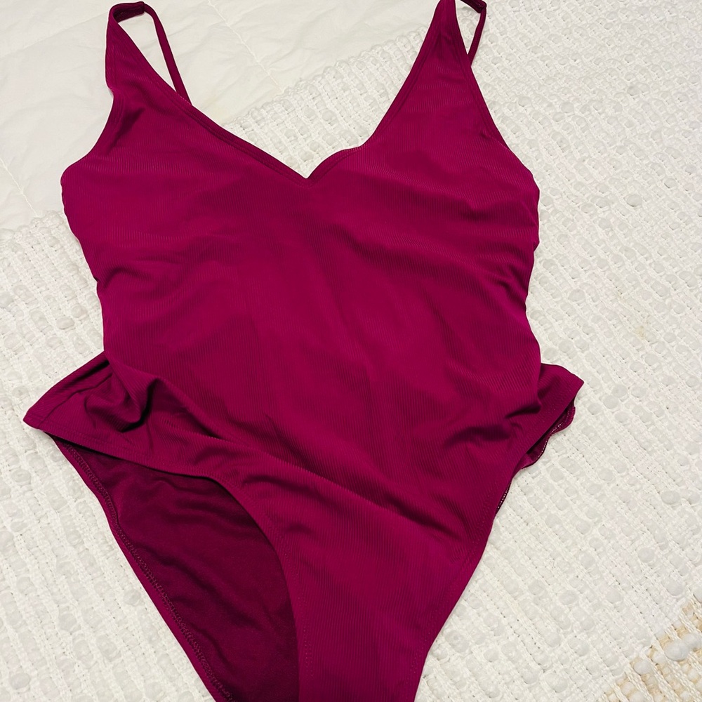 NWOT!! - Fuscia swim suit never worn